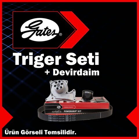 Gates Audi A1 25 TFSI / 30 TFSI Triger Seti Devirdaimli 2018-2023