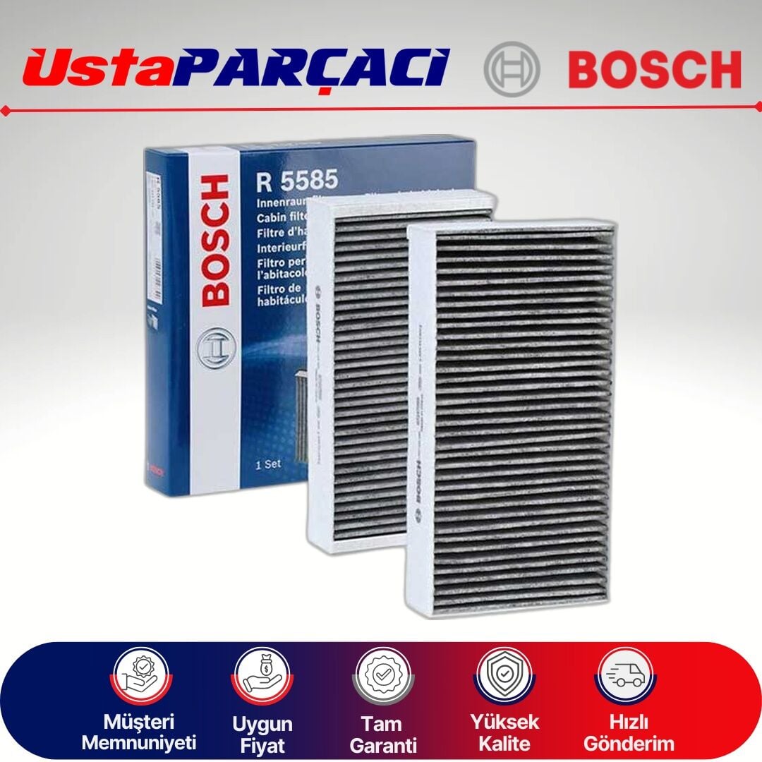 Bosch Mercedes Ml W164 Karbonlu Polen Filtresi 2006-2011 1987435585