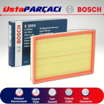 Bosch Opel Corsa C 1.7 Dti Dizel Hava Filtresi 2002-2004 1457433055 S3055 835626
