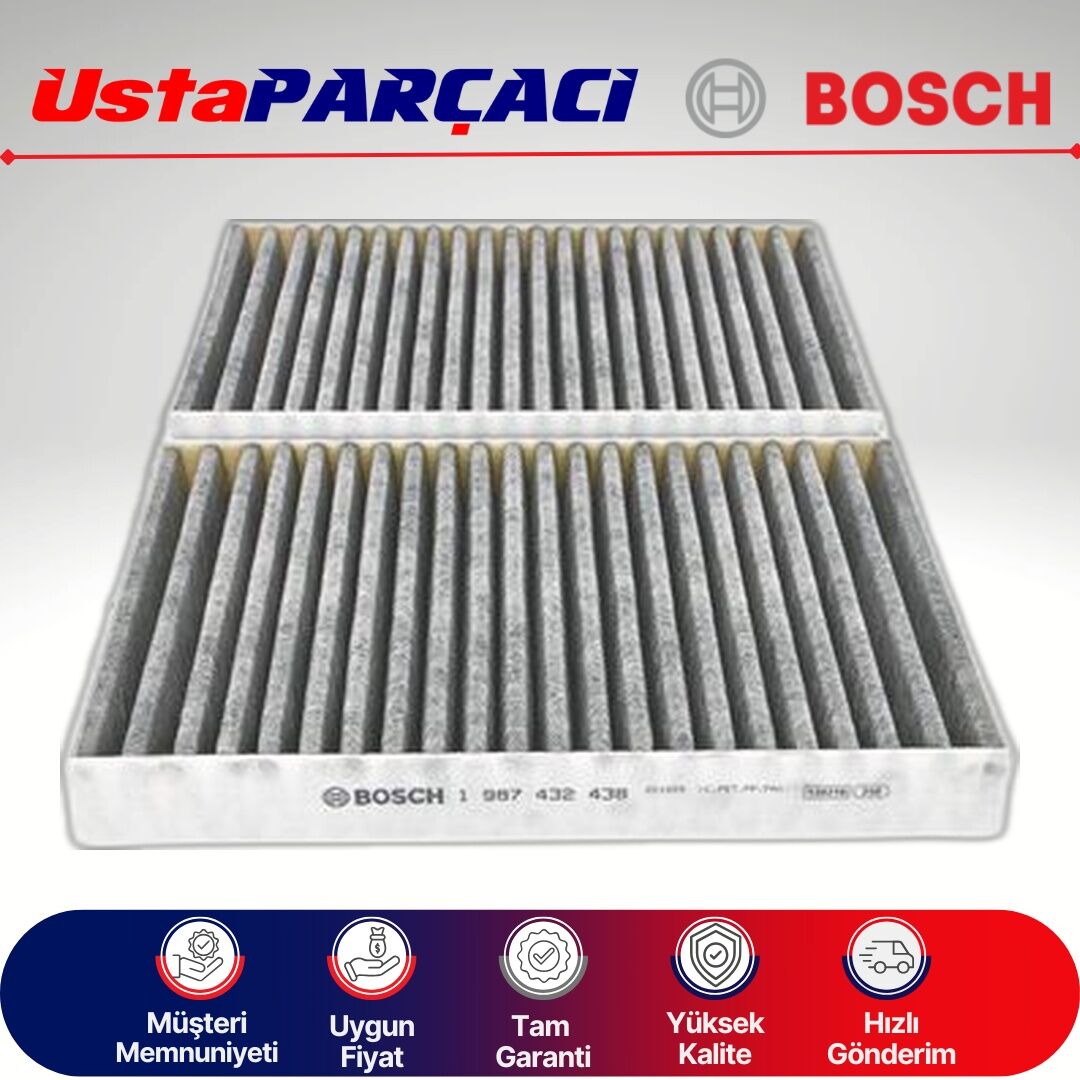Bosch Mercedes S Serisi W221 Karbonlu Polen Filtresi 2006-2012 1987432438