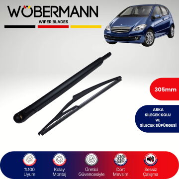Wöbermann Mercedes A Serisi W169 2004-2012 Arka Silecek Kolu ve Süpürgesi Komple