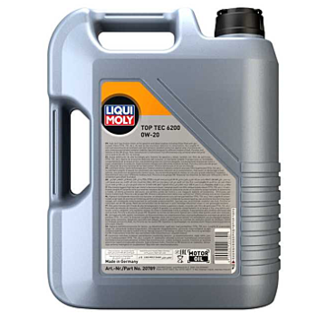 Liqui Moly Top Tec 6200 0W-20 Motor Yağı 5 Litre 20789 Ford, Porsche, VW
