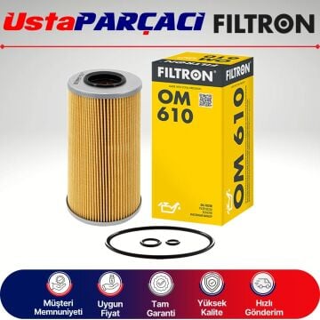 Filtron Mercedes C Serisi W202 C250 Td Yağ Filtresi 1996-1998 OM610 606.184.03.25