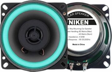 Niken 4'' - 10cm Oto Araç Hoparlörü 12V 80Watt (1 Adet)