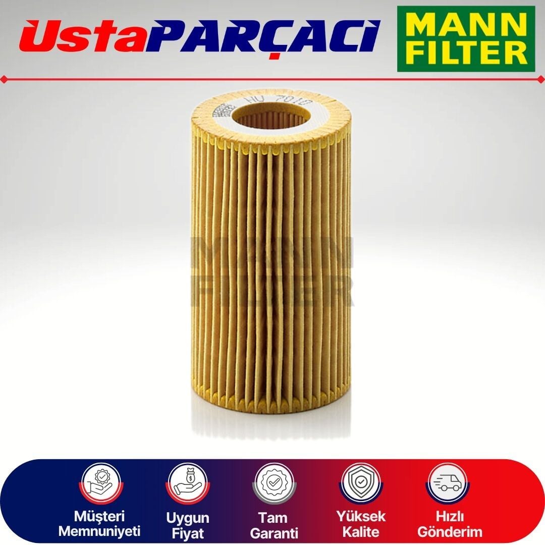 Mann-Filter Mercedes Sprinter 2.2 Cdi Yağ Filtresi HU7010Z A6511800009