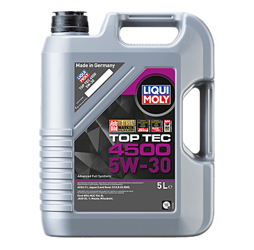 Liqui Moly Top Tec 4500 5W-30 Motor Yağı 5 Litre 2318 Mazda, Mitsubishi, Jaguar, Land Rover, Ford