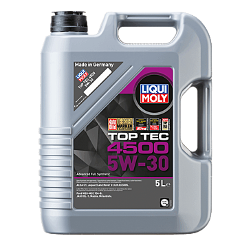 Liqui Moly Top Tec 4500 5W-30 Motor Yağı 5 Litre 2318 Mazda, Mitsubishi, Jaguar, Land Rover, Ford