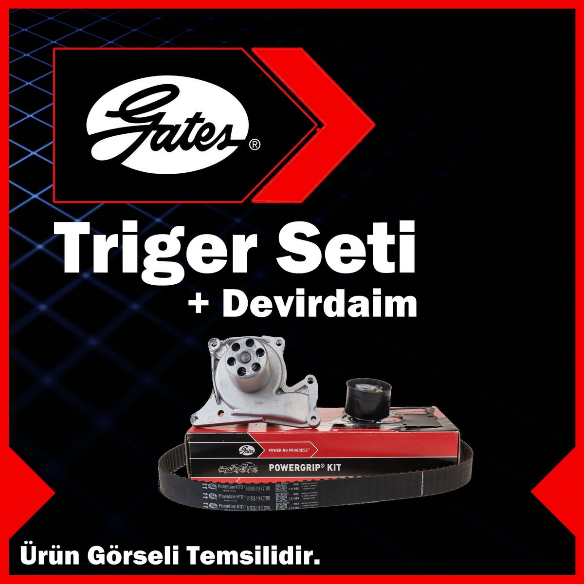 Gates Audi A3 1.9 TDI Triger Seti Devirdaimli 2003-2010