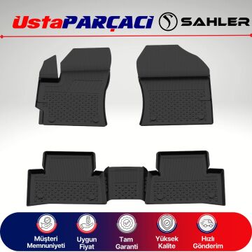 Sahler Toyota Corolla Hb 2019+ Uyumlu Araca Özel 4.5D Havuzlu Oto Paspas Siyah