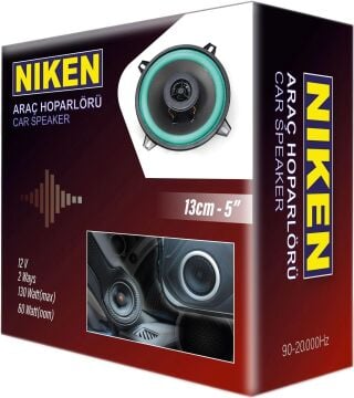 Niken Araç Hoparlörü 13cm 5inç 4 Ohm 130 Watt