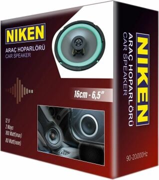 Niken Araç Hoparlörü 16cm 6.5inç 4 Ohm 180 Watt