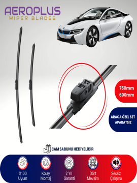 Aeroplus BMW İ8 2014-2020 Muz Silecek Takımı