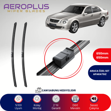 Aeroplus Mercedes E Serisi W211 2002-2009 Muz Silecek Takımı