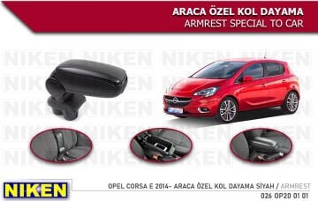 Niken Opel Corsa E Araca Özel Kol Dayama Kolçak 2014 Sonrası