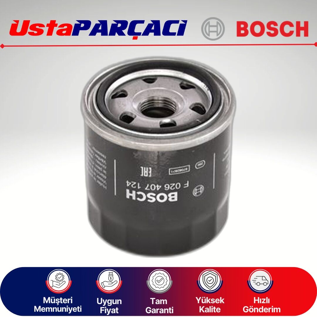 Bosch Kia Ceed 1.6 Gdi Benzinli Yağ Filtresi 2012-2014 F026407124 P7124 MD352626