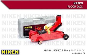 Niken Oto Kriko Araç Kaldırma Krikosu Arabalı Kriko Plastik Çantalı