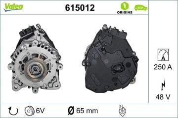 Valeo Alternatör 48V 250A VAG Grubu (Volkswagen, Audi, Seat, Skoda) 1.0 TSi 1.5 eTSi ile Uyumlu 615012 05C903018 05E903018G 5E903018G 5C903018