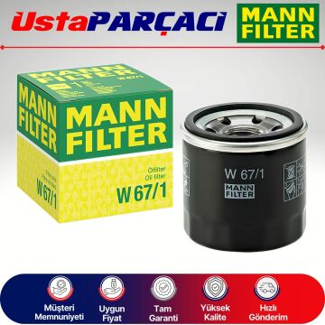 Mann-Filter Nissan Juke 1.6 Benzinli Yağ Filtresi 2011-2018 W671 330148296