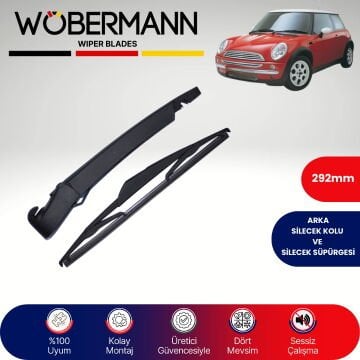 Wöbermann Mini Cooper (Fıskiyeli) 2005-2013 Arka Silecek Kolu ve Süpürgesi Komple