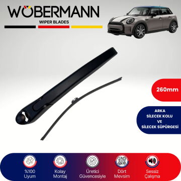 Wöbermann Mini Cooper F55 F56 2014-2024 Arka Silecek Kolu ve Süpürgesi Komple
