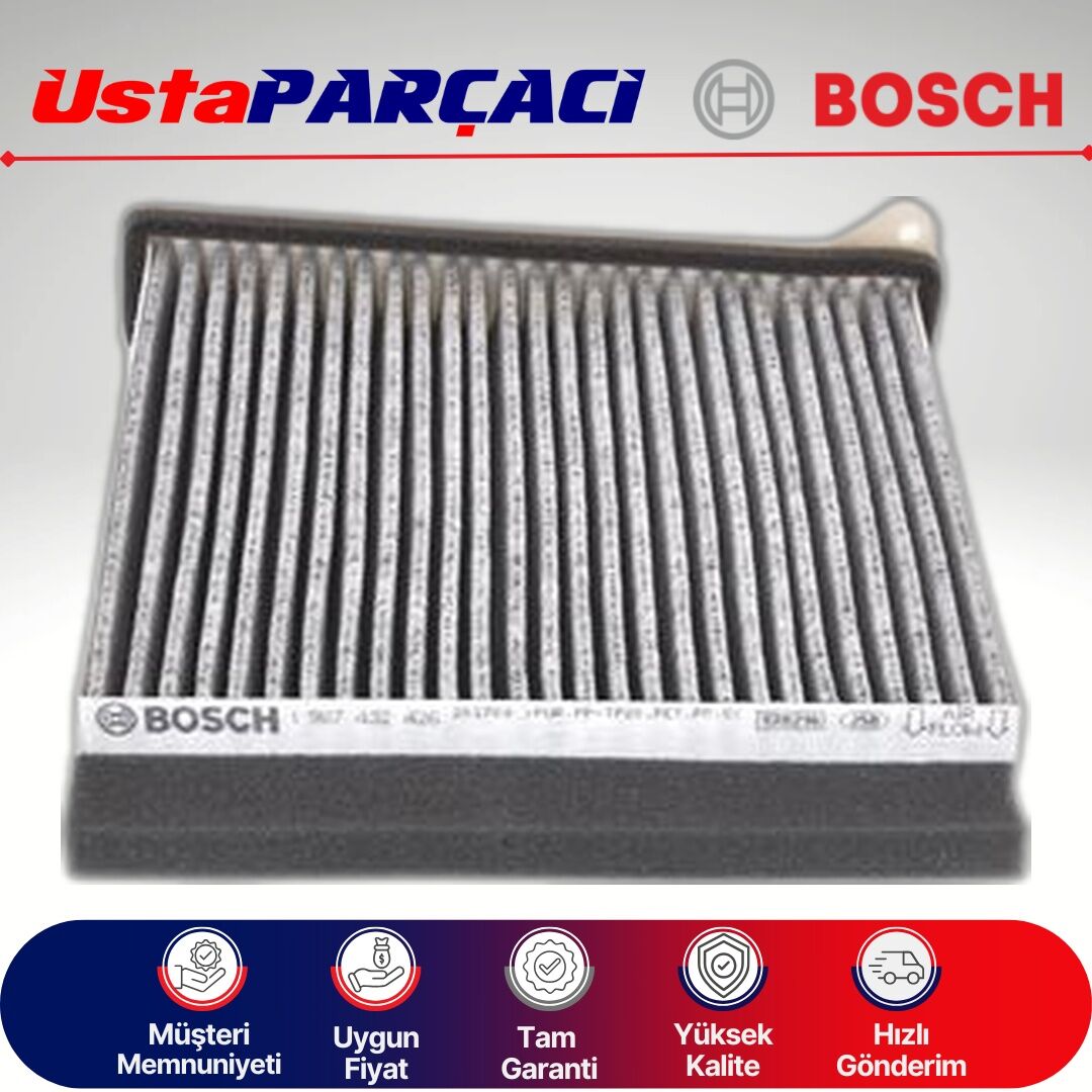 Bosch Mitsubishi Pajero Karbonlu Polen Filtresi 2007-2015 1987432426