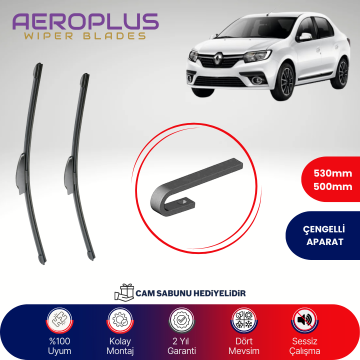 Aeroplus Renault Symbol 2013-2015 Muz Silecek Takımı