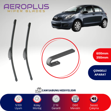Aeroplus Toyota Yaris 2005-2011 Muz Silecek Takımı