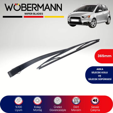 Wöbermann Mitsubishi Colt 2004-2013 Arka Silecek Kolu ve Süpürgesi Komple