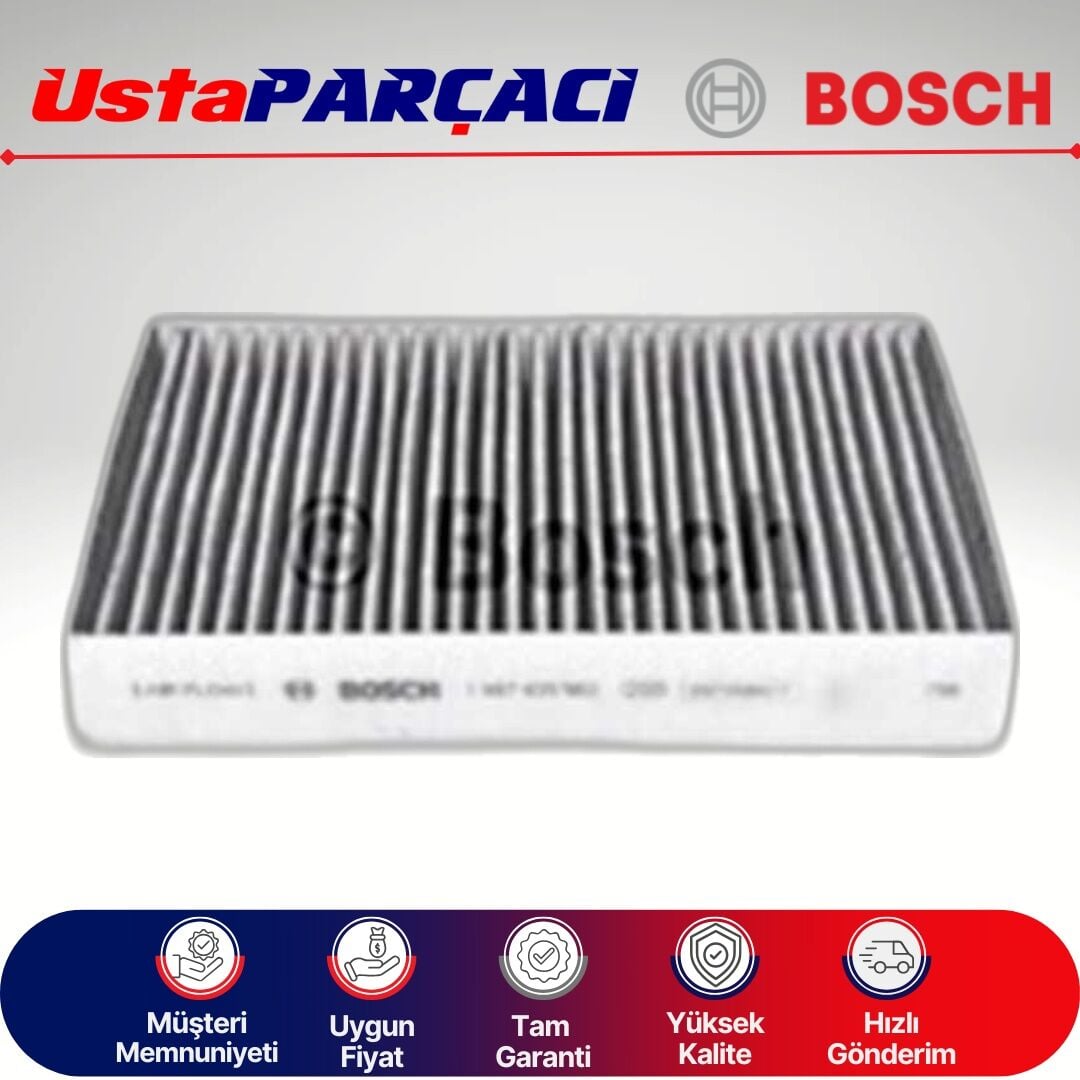 Bosch Nissan Qashqai Karbonlu Polen Filtresi 2014-2021 1987435562