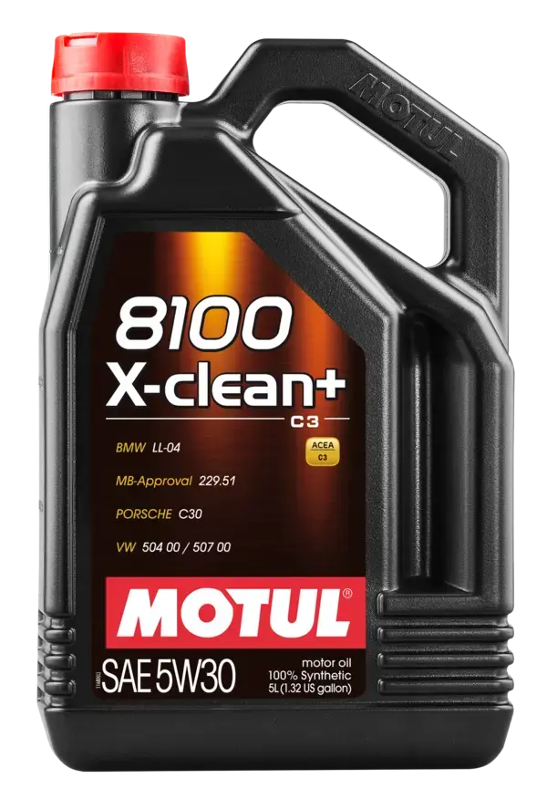 MOTUL 8100 X-Clean+ 5W-30 C3 DPF'li Motor Yağı 5 Litre