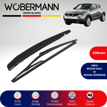 Wöbermann Nissan Juke F15 2010-2019 Arka Silecek Kolu ve Süpürgesi Komple