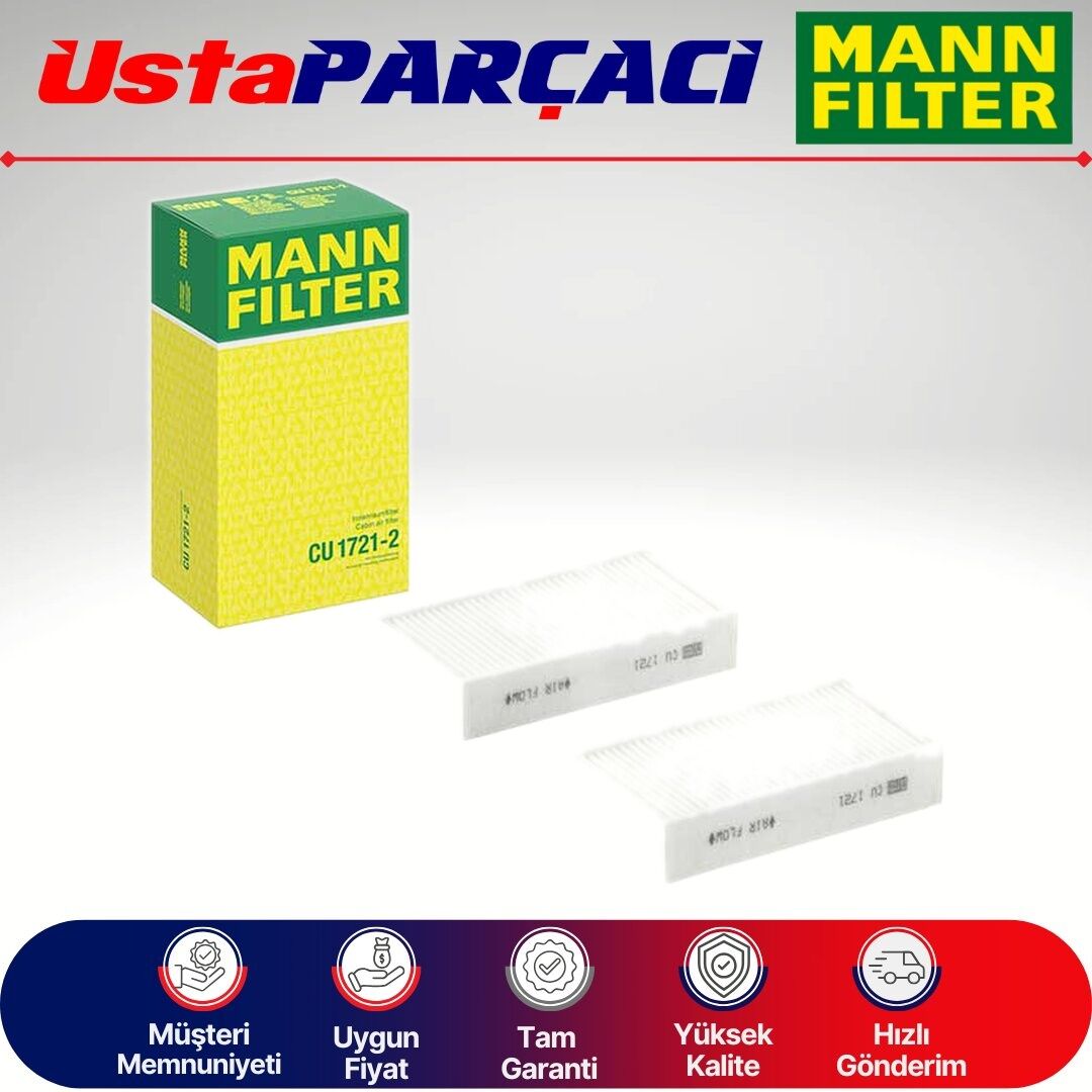 Mann-Filter Polen Filtresi CU1721-2 64119237159