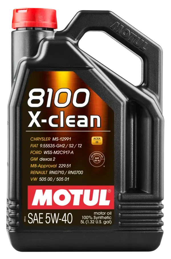 Motul 8100 X-Clean 5W-40 Dexos2 DPF'li Motor Yağı 5 Litre