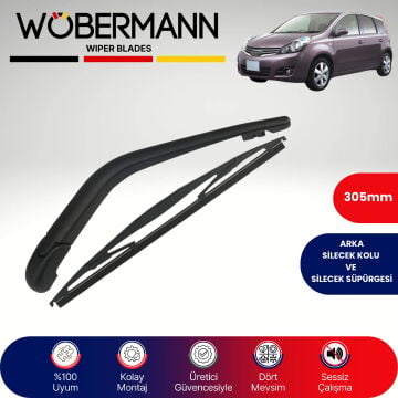 Wöbermann Nissan Note E11 2005-2014 Arka Silecek Kolu ve Süpürgesi Komple