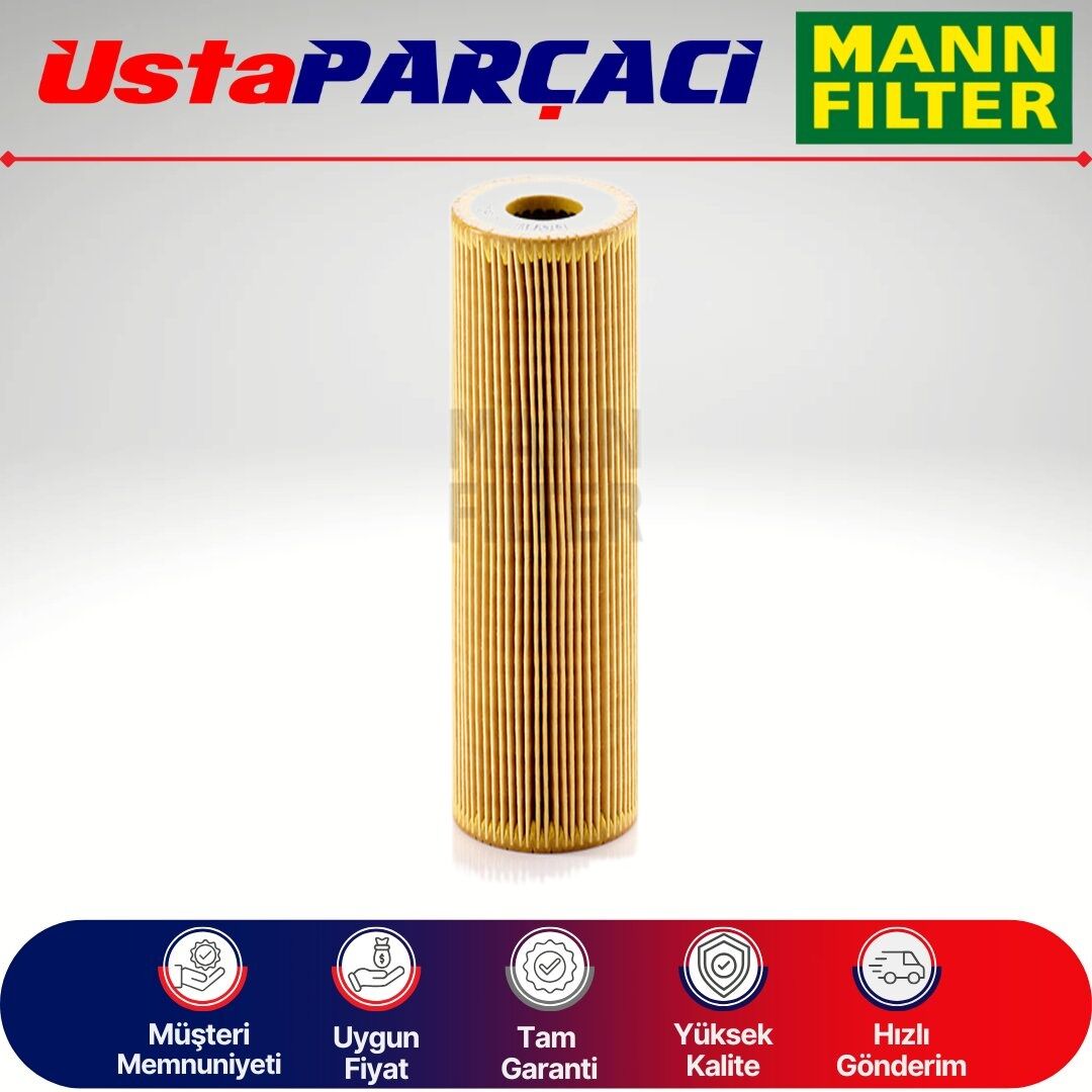 Mann-Filter Nissan X-Trail 1.6 Dci Dizel Yağ Filtresi 2014-2018 HU6011Z 6000619752