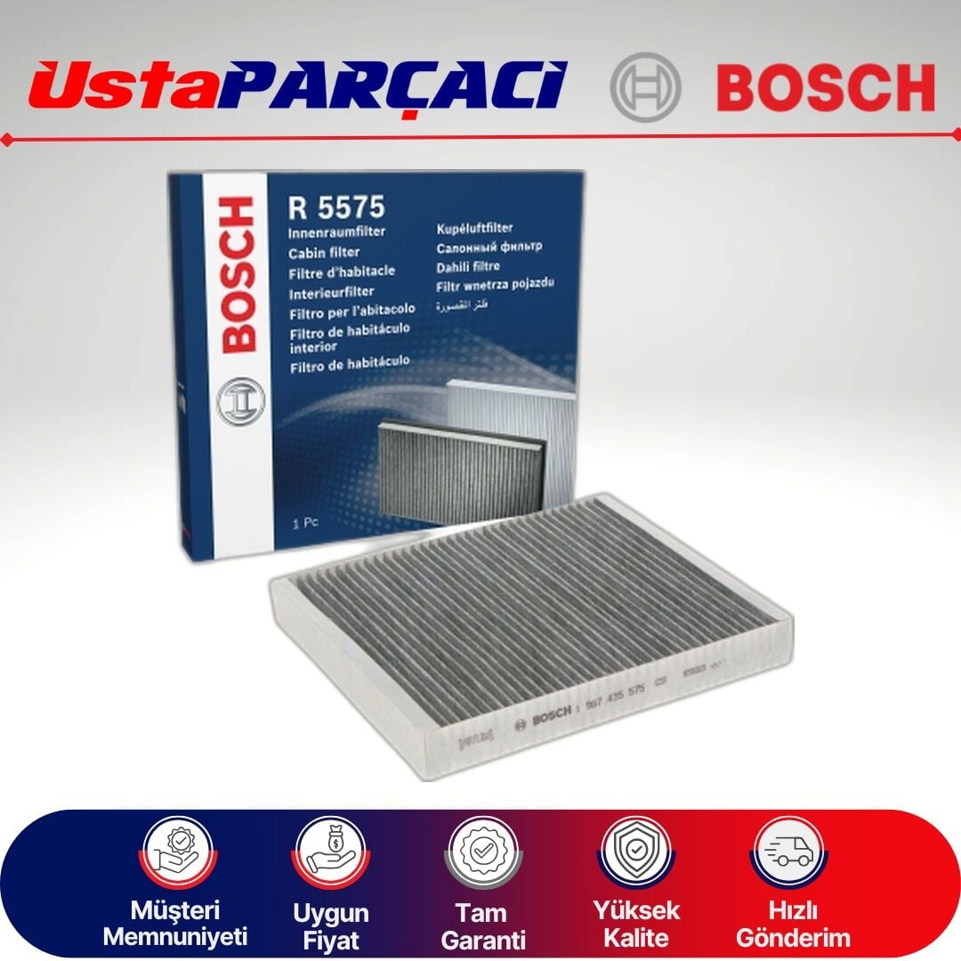 Bosch Opel Astra K Karbonlu Polen Filtresi 2015-2021 1987435575