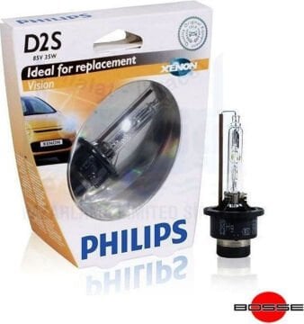 Philips D2S Xenon Ampül Vision 85V 35W 4600K 85122Vıs1