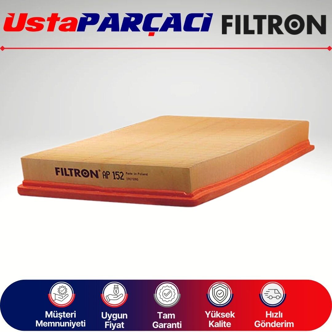 Filtron Opel Vectra B 1.6 Benzinli Hava Filtresi 1996-2002 AP152 835615