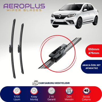 Aeroplus Renault Symbol 2015-2020 Muz Silecek Takımı