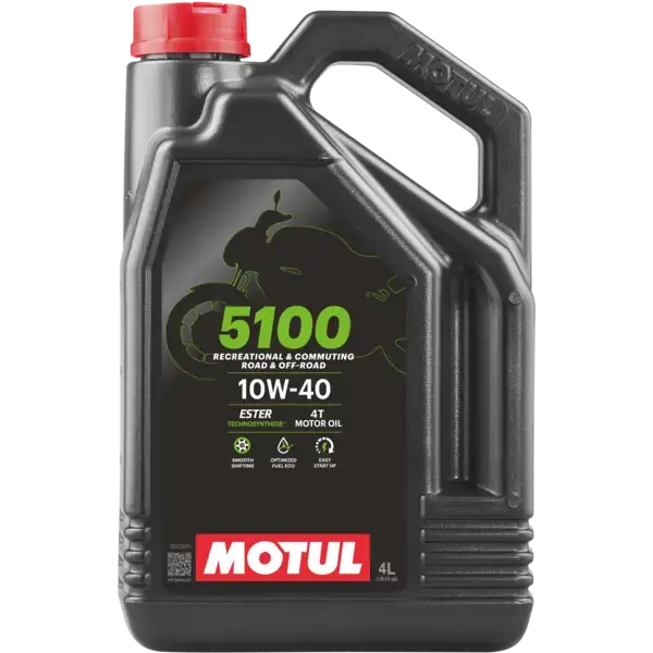 Motul 5100 10W-40 4T 4 Zamanlı Motosiklet Motor Yağı 4 Litre
