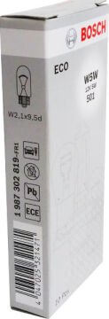 Bosch Eco Dipsiz Ampul 12V 5W T10 W5W 10 Adet