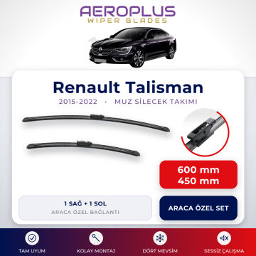Aeroplus Renault Talisman 2015-2022 Muz Silecek Takımı