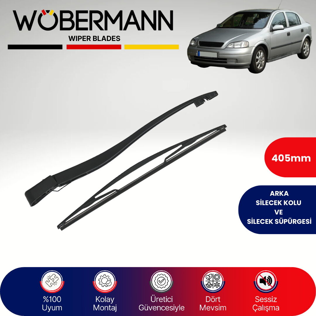 Wöbermann Opel Astra G Hb 1997-2009 Arka Silecek Kolu ve Süpürgesi Komple