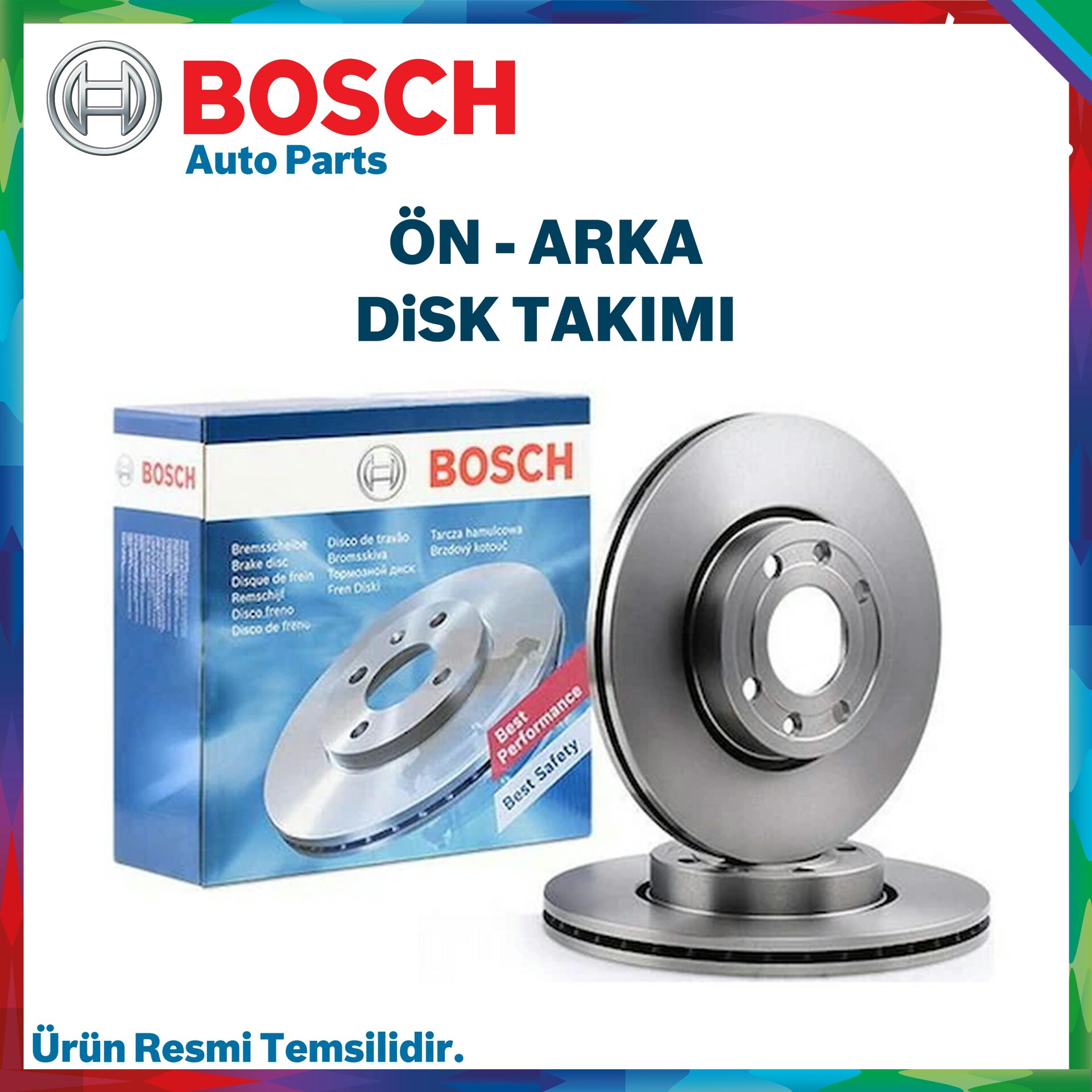 Bosch Seat Leon Ön ve Arka Fren Disk Takımı 2013-2020