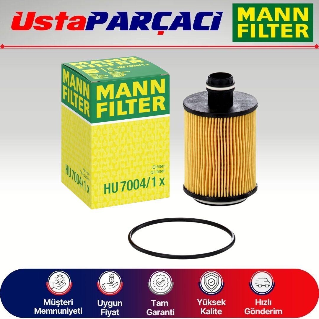 Mann-Filter Opel Astra J 1.3 Cdti Dizel Yağ Filtresi 2010-2015 HU7004/1X 55595538