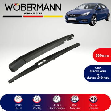 Wöbermann Opel Astra K Hb 2015-2025 Arka Silecek Kolu ve Süpürgesi Komple