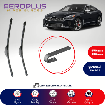 Aeroplus Kia Stinger 2017-2023 Muz Silecek Takımı