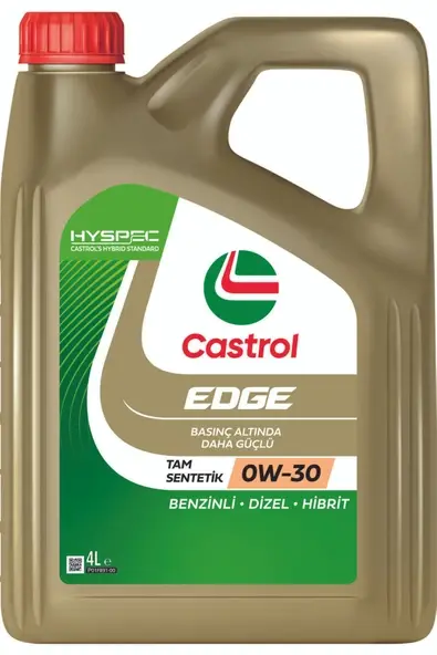 Castrol Edge 0W-30 C3 Tam Sentetik Motor Yağı 4 Litre