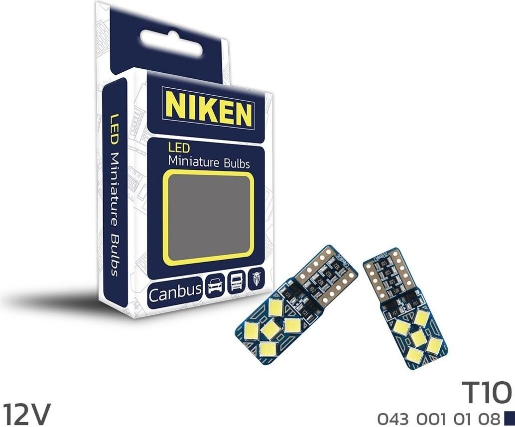 Niken Led Ampul T10 Canbus Park Ledi 10 Ledli 12V