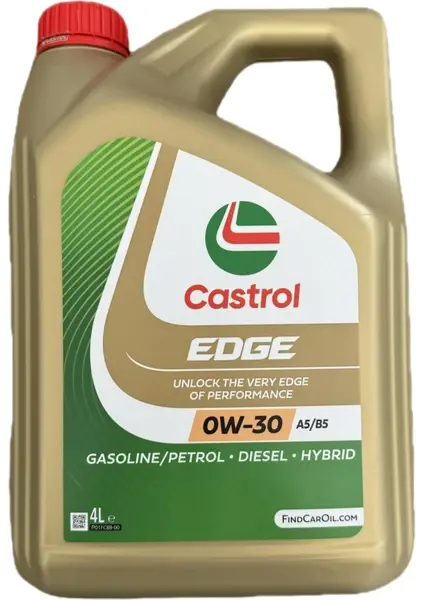 Castrol Edge 0W-30 A5/B5 Tam Sentetik Motor Yağı 4 Litre